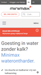 Mobile Screenshot of minimax.be
