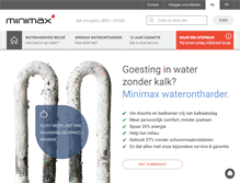 Tablet Screenshot of minimax.be